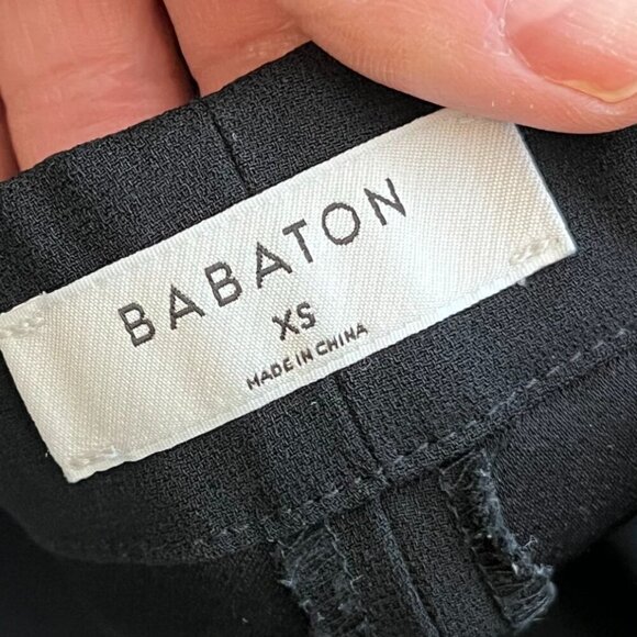 Babaton Aritzia Dexter Black Dress Jogger Pants Size XS EUC - Picture 8 of 13